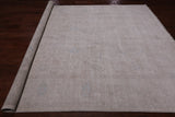 Ivory Turkish Oushak Hand Knotted Wool Rug - 7' 9" X 10' 4"