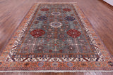 Super Kazak Hand Knotted Wool Rug - 8' 11" X 12' 1" - Golden Nile