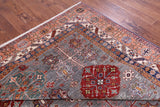 Super Kazak Hand Knotted Wool Rug - 8' 11" X 12' 1" - Golden Nile