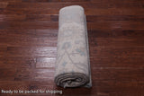 Ivory Turkish Oushak Handmade Wool Rug - 5' 11" X 8' 11"