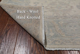 Ivory Turkish Oushak Handmade Wool Rug - 8' 2" X 9' 9"