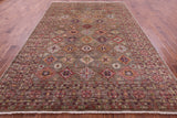 Super Kazak Hand Knotted Wool Rug - 8' 2" X 11' 8" - Golden Nile