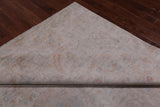 Ivory Turkish Oushak Handmade Wool Rug - 7' 9" X 9' 6"