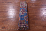 Blue Super Kazak Hand Knotted Wool Rug - 8' 1" X 10' 2" - Golden Nile