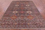 Super Kazak Handmade Wool Rug - 8' 4" X 10' 1" - Golden Nile
