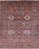 Super Kazak Handmade Wool Rug - 8' 4" X 10' 1" - Golden Nile