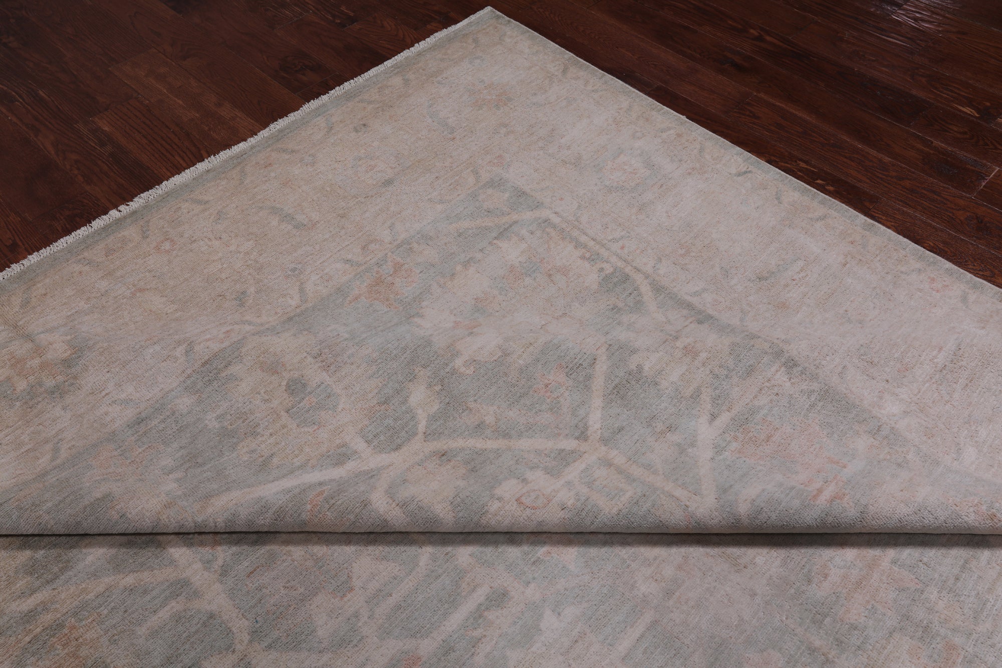 Turkish Oushak Hand Knotted Wool Rug - 9' 0" X 11' 11"