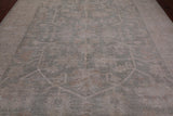 Turkish Oushak Hand Knotted Wool Rug - 9' 0" X 11' 11"