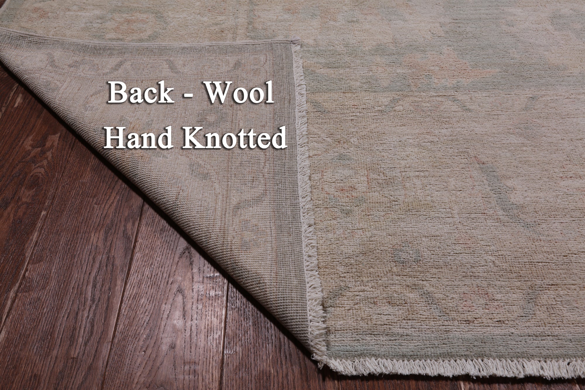 Turkish Oushak Hand Knotted Wool Rug - 9' 0" X 11' 11"