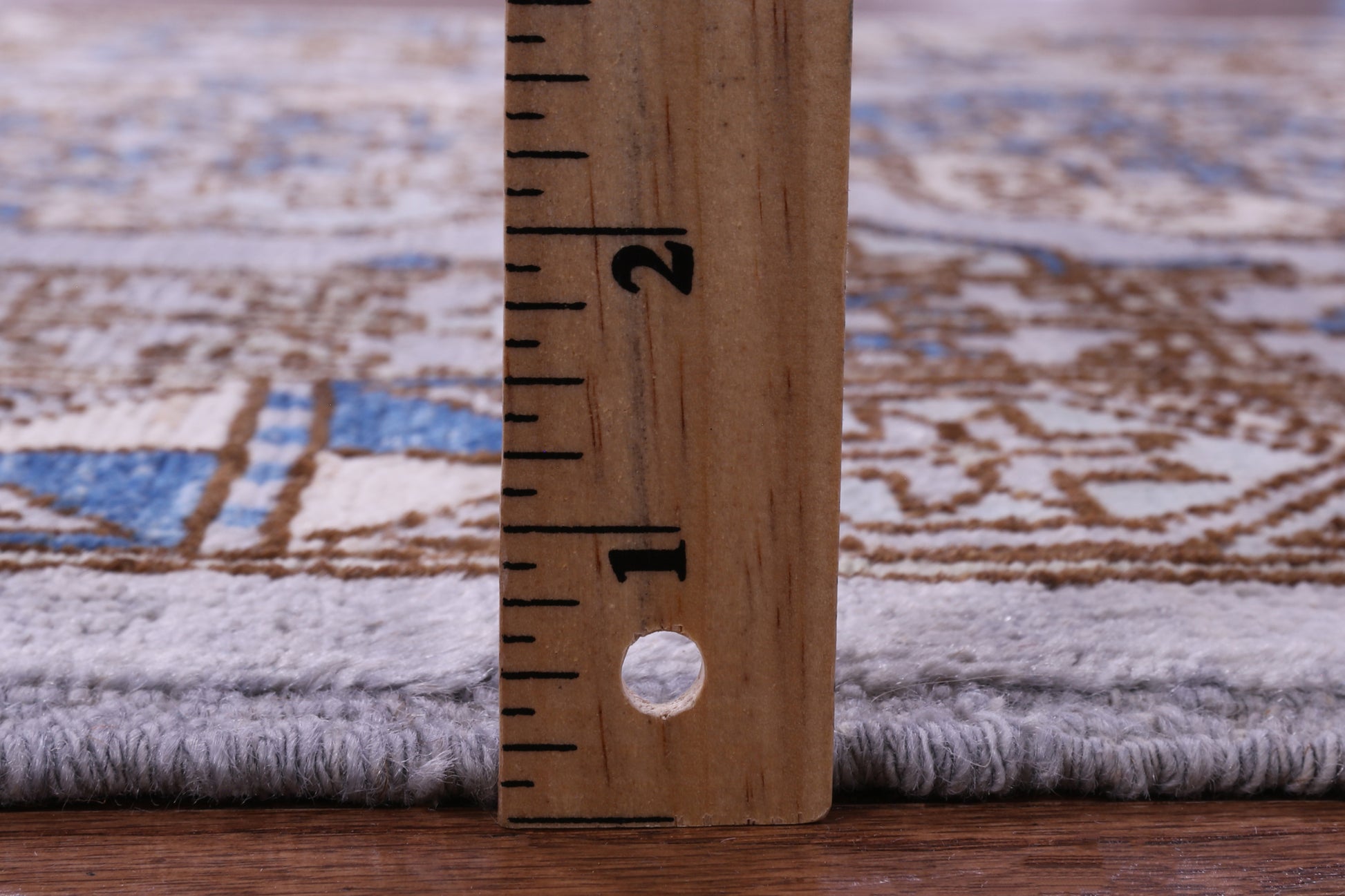 Grey Turkmen Ersari Hand Knotted Wool Runner Rug - 2' 7" X 8' 2" - Golden Nile