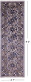 Grey Turkmen Ersari Hand Knotted Wool Runner Rug - 2' 7" X 8' 2" - Golden Nile