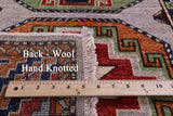 Grey Turkmen Ersari Hand Knotted Wool Runner Rug - 2' 9" X 9' 11" - Golden Nile