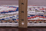 Grey Turkmen Ersari Hand Knotted Wool Runner Rug - 2' 9" X 9' 11" - Golden Nile