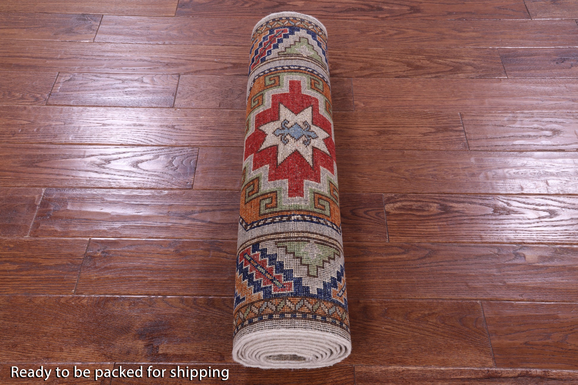 Grey Turkmen Ersari Hand Knotted Wool Runner Rug - 2' 9" X 9' 11" - Golden Nile
