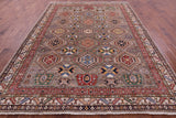 Super Kazak Hand Knotted Wool Rug - 8' 2" X 11' 1" - Golden Nile