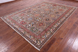 Super Kazak Hand Knotted Wool Rug - 8' 2" X 11' 1" - Golden Nile