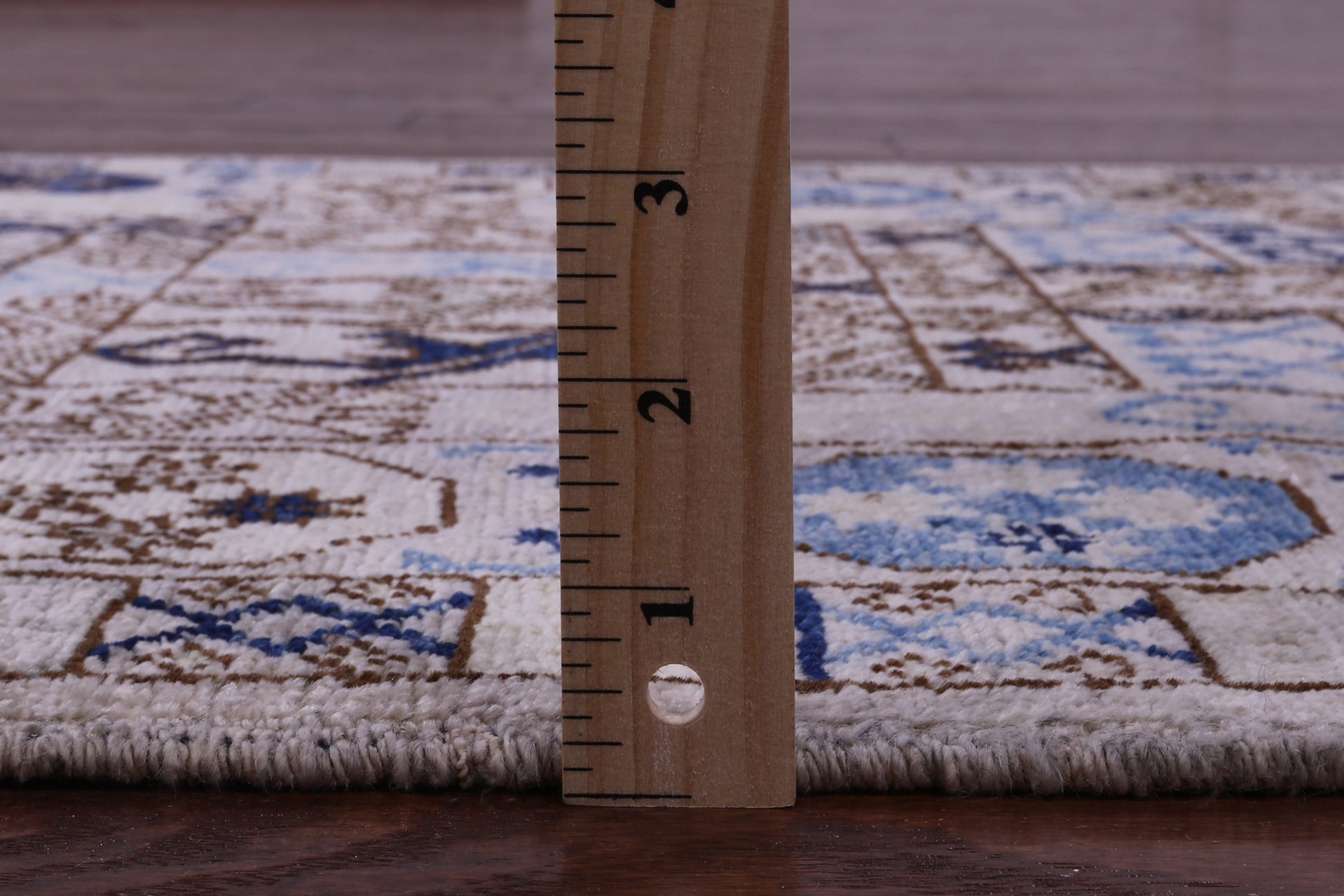 Grey Turkmen Ersari Hand Knotted Wool Runner Rug - 2' 9" X 11' 11" - Golden Nile