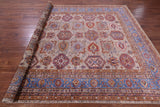 Super Kazak Hand Knotted Wool Rug - 8' 1" X 10' 10" - Golden Nile