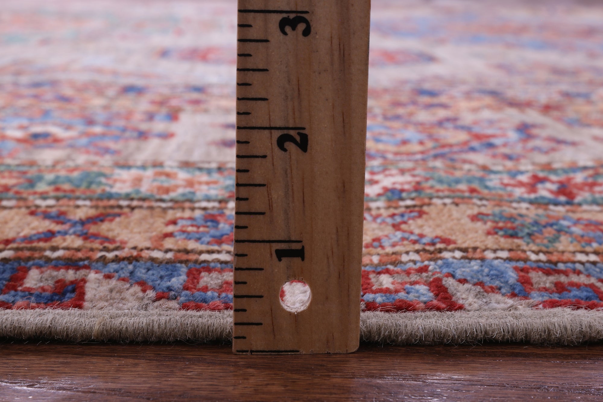 Super Kazak Hand Knotted Wool Rug - 8' 0" X 11' 7" - Golden Nile