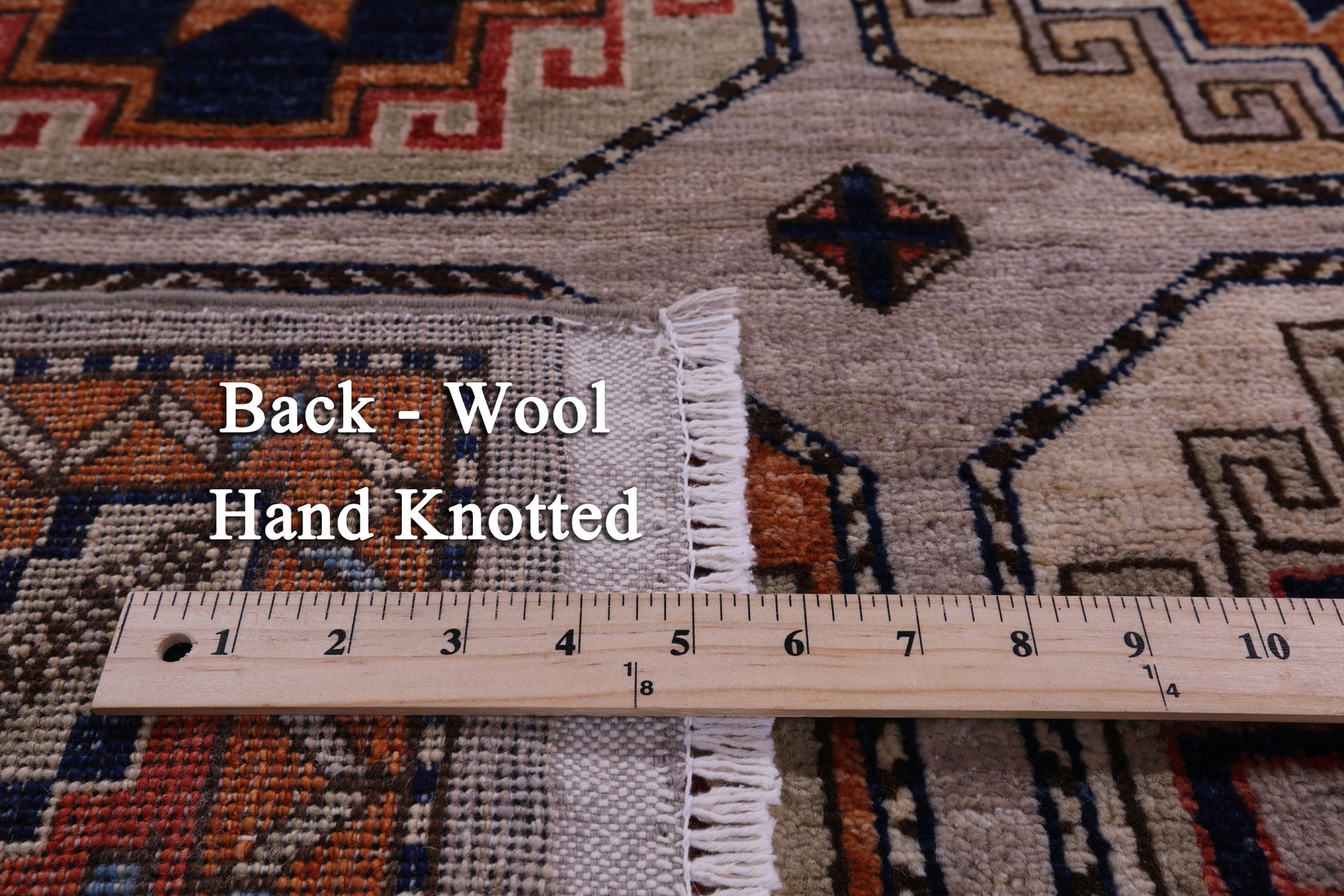 Turkmen Ersari Hand Knotted Wool Runner Rug - 4' 0" X 10' 3" - Golden Nile