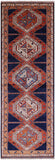 Persian Fine Serapi Hand Knotted Wool Runner Rug - 4' 0" X 12' 0" - Golden Nile