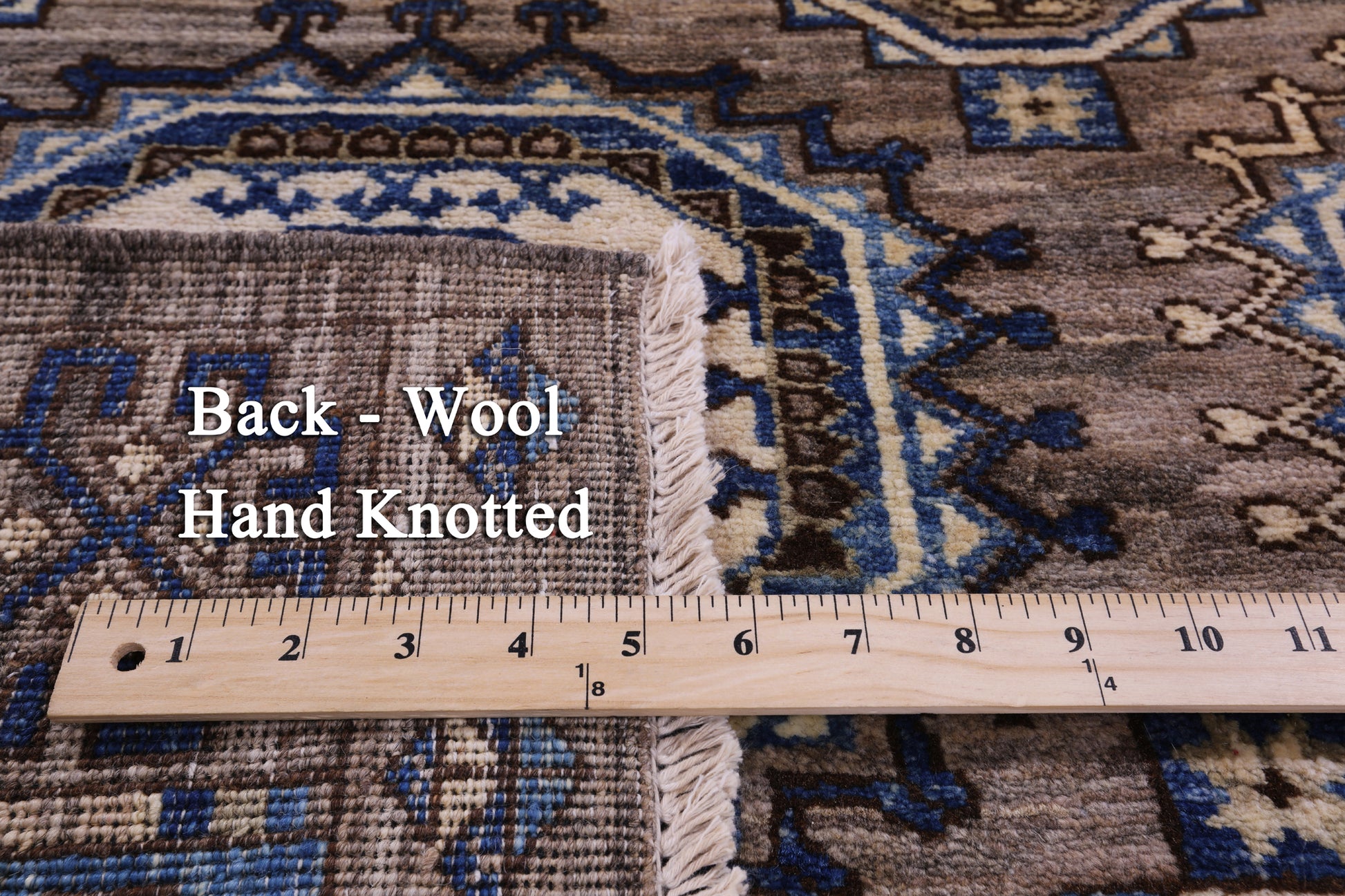 Turkmen Ersari Hand Knotted Wool Rug - 4' 1" X 5' 9" - Golden Nile