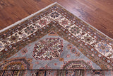 Grey Super Kazak Hand Knotted Wool Rug - 8' 2" X 10' 5" - Golden Nile