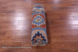 Blue Turkmen Ersari Handmade Wool Rug - 6' 0" X 9' 3" - Golden Nile