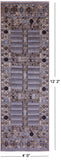 Turkmen Ersari Hand Knotted Wool Runner Rug - 4' 0" X 12' 2" - Golden Nile