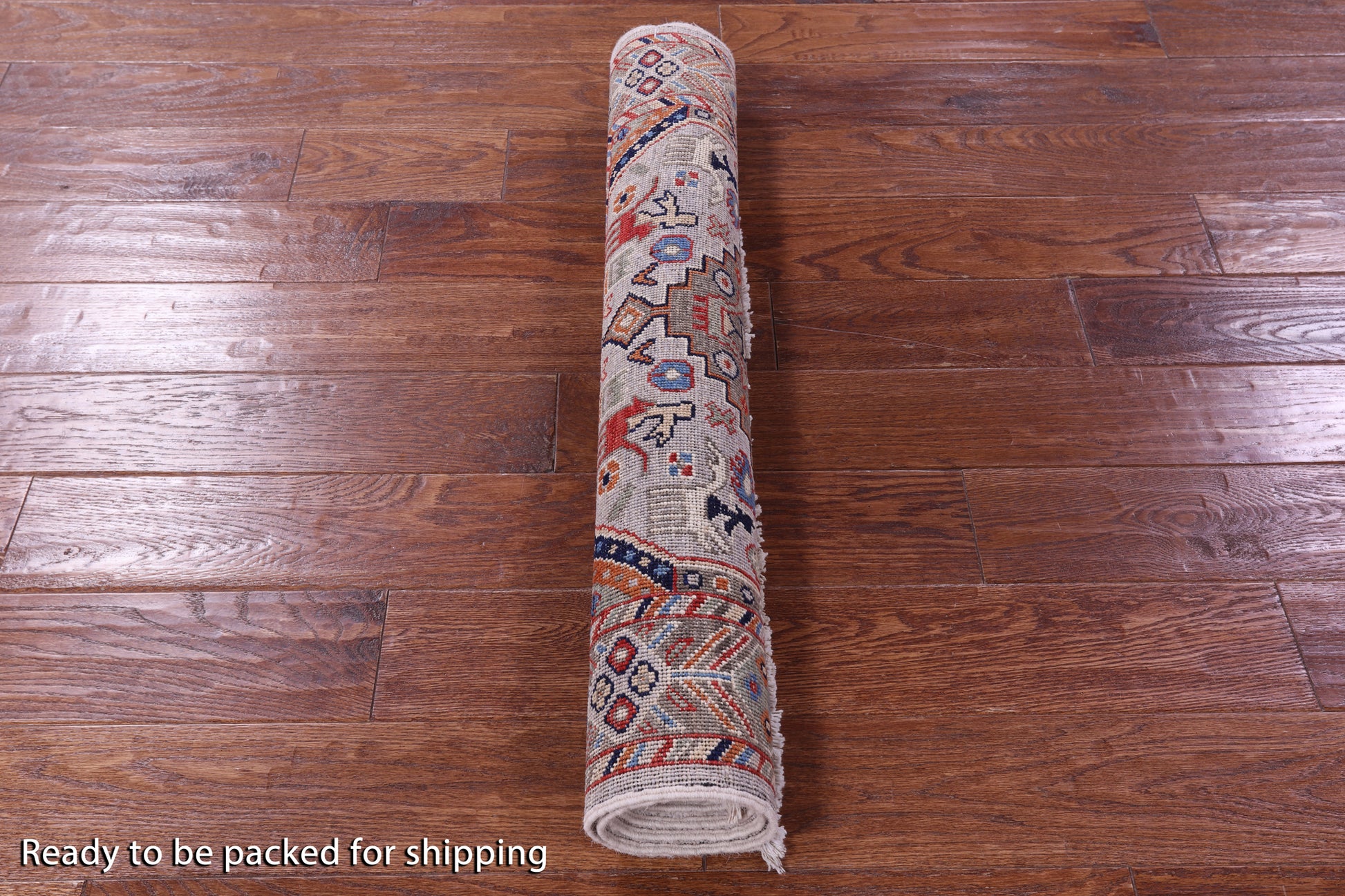 Persian Fine Serapi Handmade Wool Rug - 3' 0" X 4' 9" - Golden Nile