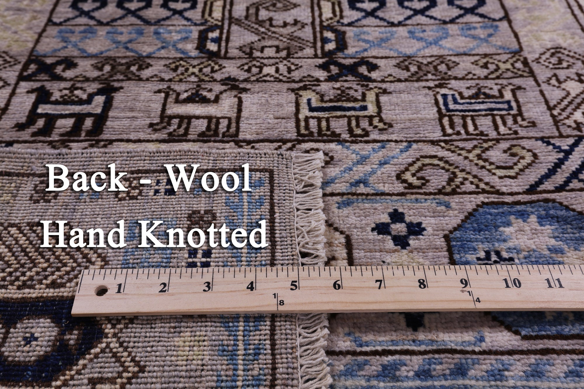 Turkmen Ersari Hand Knotted Wool Rug - 3' 1" X 4' 9" - Golden Nile