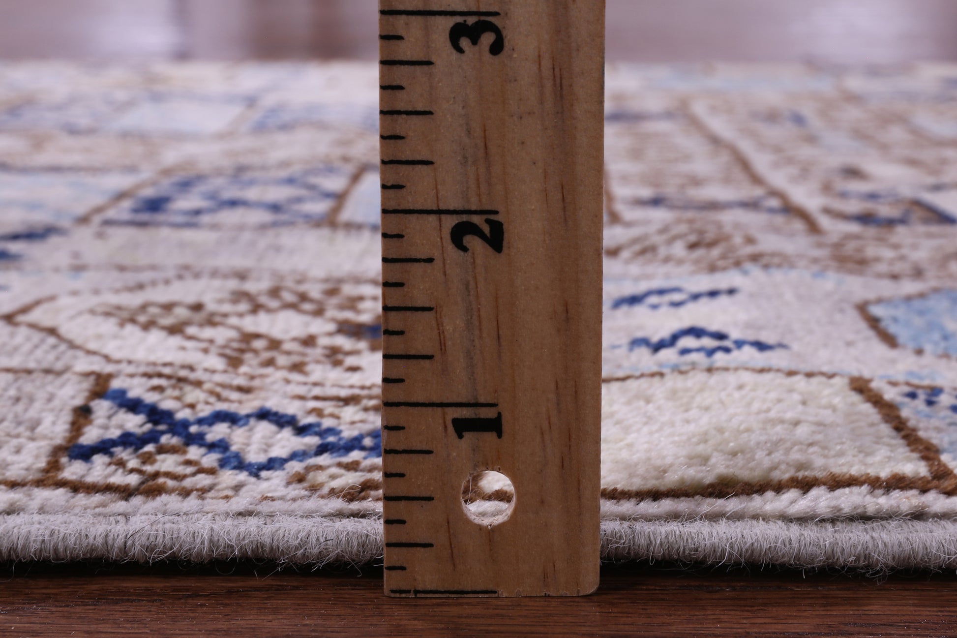 Ivory Turkmen Ersari Hand Knotted Wool Runner Rug - 2' 9" X 7' 8" - Golden Nile