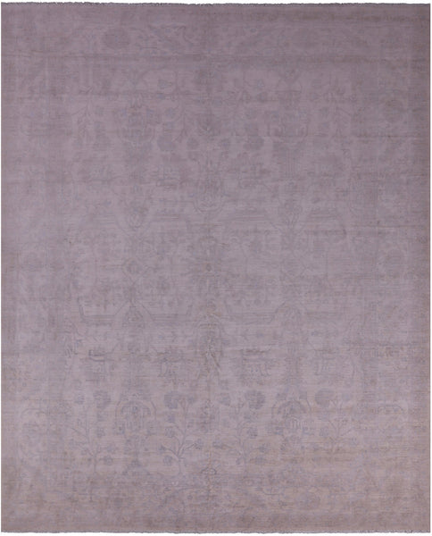 Ivory Turkish Oushak Handmade Wool Rug - 12' 2" X 15' 5" - Golden Nile