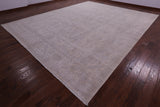 Ivory Turkish Oushak Handmade Wool Rug - 12' 2" X 15' 5" - Golden Nile