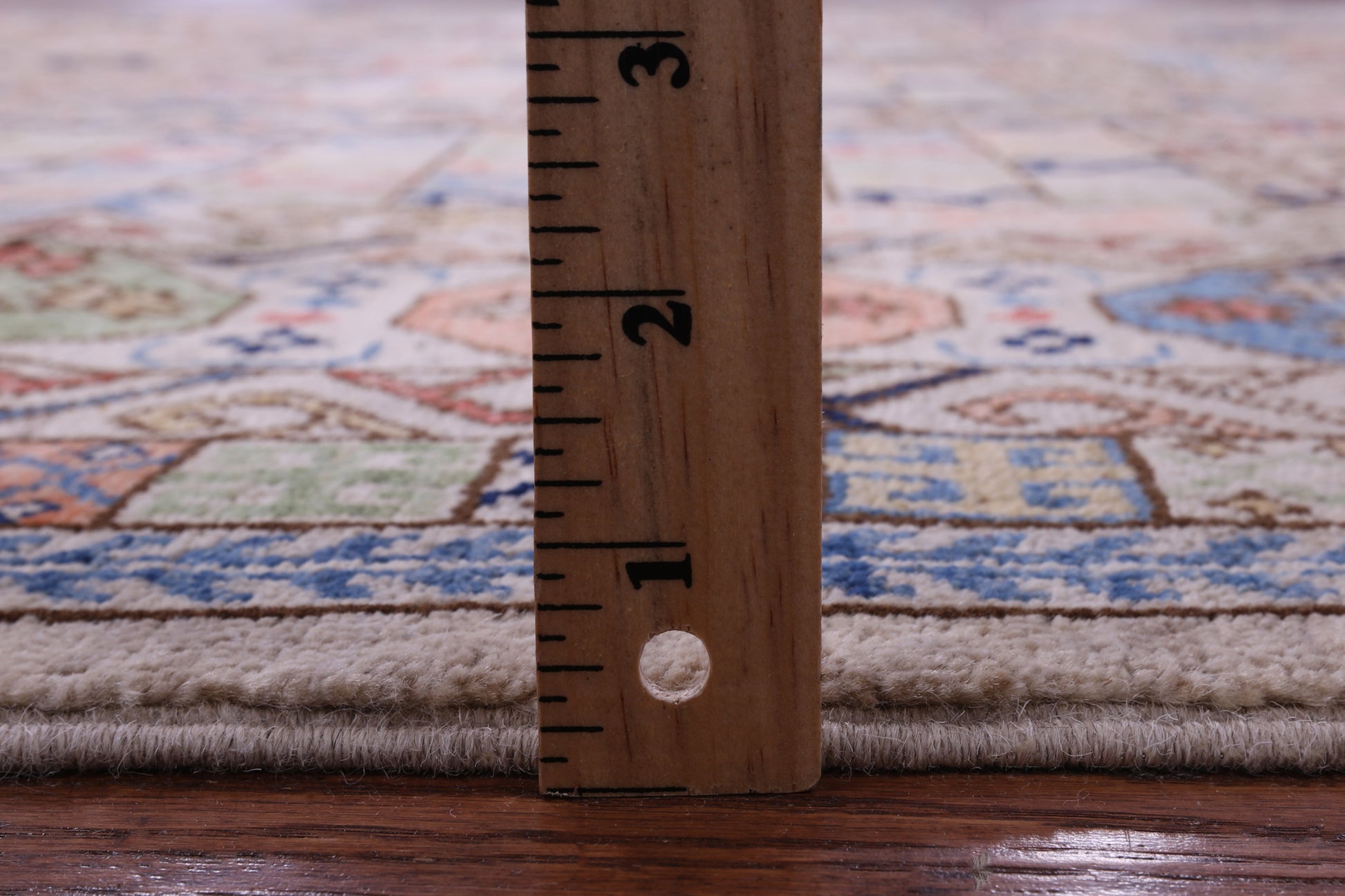 Turkmen Ersari Handmade Wool Rug - 8' 0" X 9' 6" - Golden Nile