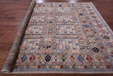 Turkmen Ersari Handmade Wool Rug - 8' 0" X 9' 6" - Golden Nile