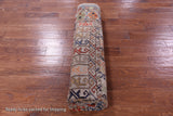 Turkmen Ersari Handmade Wool Rug - 8' 0" X 9' 6" - Golden Nile