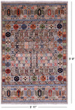Turkmen Ersari Hand Knotted Wool Rug - 3' 11" X 5' 9" - Golden Nile