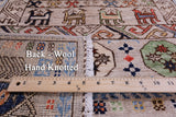 Turkmen Ersari Hand Knotted Wool Rug - 2' 11" X 5' 3" - Golden Nile