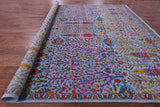 Blue Persian Ziegler Hand Knotted Wool & Silk Rug - 11' 8" X 15' 0" - Golden Nile