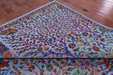 Blue Persian Ziegler Hand Knotted Wool & Silk Rug - 11' 8" X 15' 0" - Golden Nile