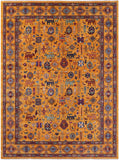 Persian Fine Serapi Hand Knotted Wool Rug - 8' 10" X12' 1" - Golden Nile