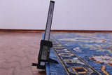 Blue Persian Tabriz Hand Knotted Wool Rug - 12' 0" X 17' 8" - Golden Nile