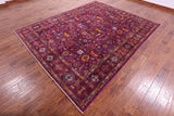Persian Fine Serapi Hand Knotted Wool Rug - 7' 10" X 9' 11" - Golden Nile