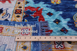 Blue Turkish Oushak Handmade Wool Rug - 8' 9" X 11' 11" - Golden Nile