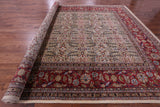 Ivory Turkish Hereke Handmade Wool Rug - 11' 9" X 17' 5" - Golden Nile