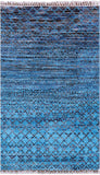 Savannah Grass Hand Knotted Wool & Silk Rug - 2' 0" X 3' 4" - Golden Nile