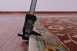 Ivory Square Persian Fine Serapi Hand Knotted Wool Rug - 8' 9" X 8' 10" - Golden Nile