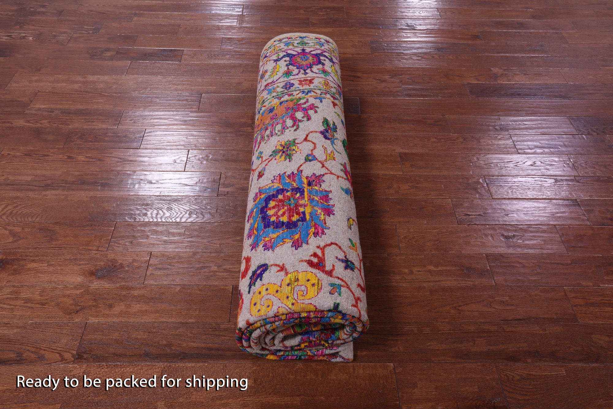 Persian Tabriz Hand Knotted Wool & Silk Rug - 9' 0" X 11' 11" - Golden Nile
