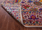 Persian Tabriz Hand Knotted Wool & Silk Rug - 9' 0" X 11' 11" - Golden Nile